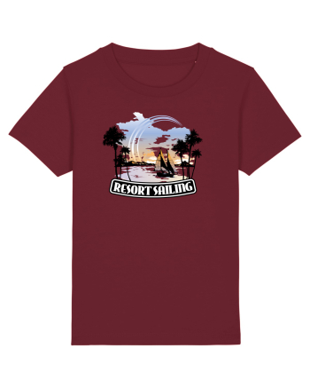 Resort Sailing Retro Burgundy