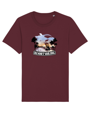 Resort Sailing Retro Burgundy