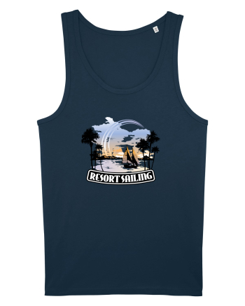 Resort Sailing Retro Navy