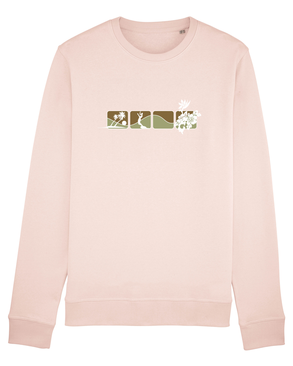 Bluză mânecă lungă Unisex Rise Candy Pink