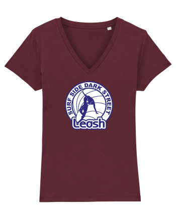 Surf Side Dark Street Burgundy
