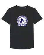 Surf Side Dark Street Tricou mânecă scurtă guler larg Bărbat Skater