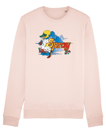 Spray Retro Flowers Candy Pink