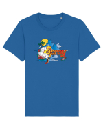 Spray Retro Flowers Tricou mânecă scurtă Unisex Rocker