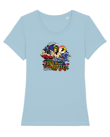 Funky Motel Retro Sky Blue