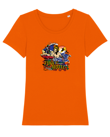 Funky Motel Retro Bright Orange