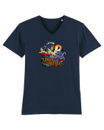 Funky Motel Retro Tricou mânecă scurtă guler V Bărbat Presenter