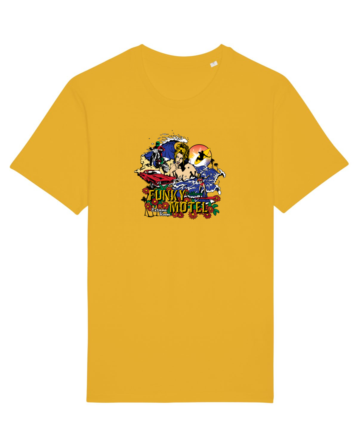 Tricou mânecă scurtă Unisex Rocker Spectra Yellow