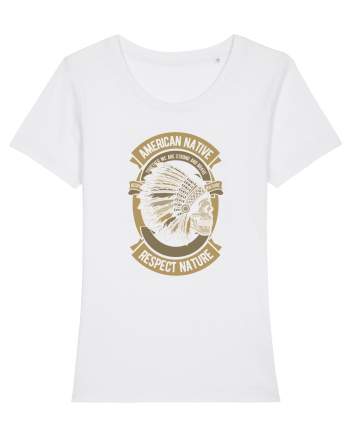 American Native Skull White
