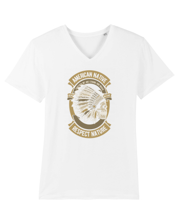 American Native Skull White