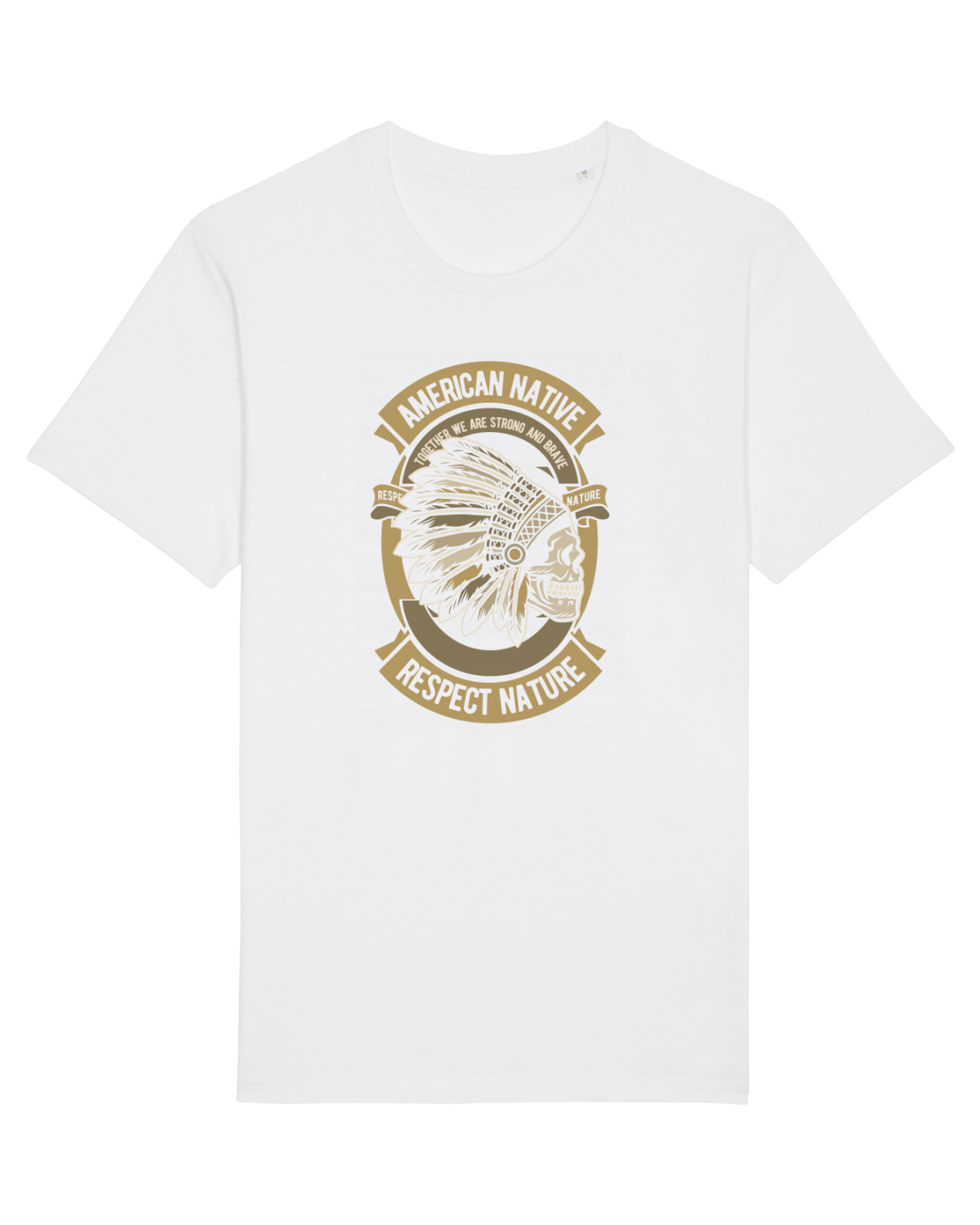 Tricou mânecă scurtă Unisex Rocker White