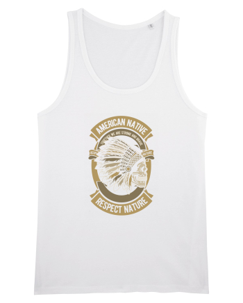 American Native Skull White