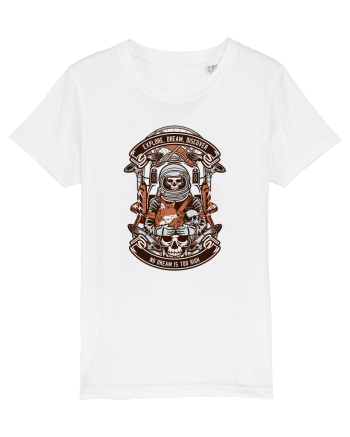 Astronaut Skull White