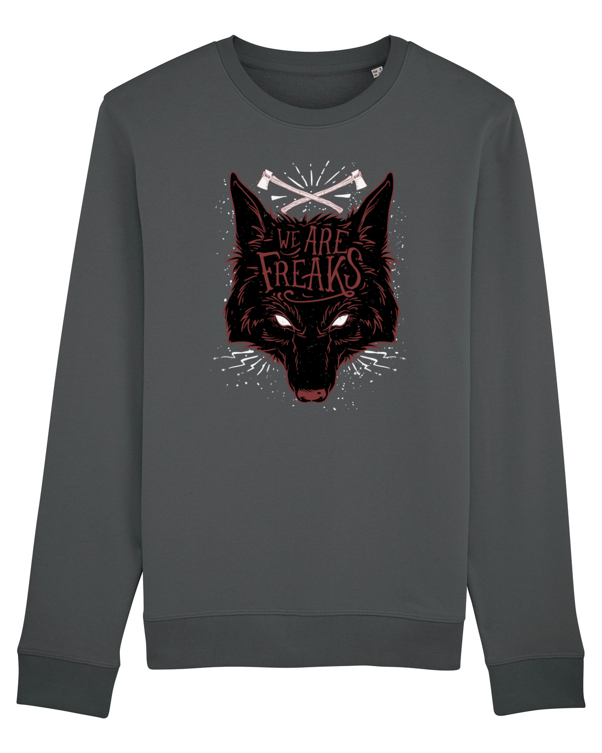 Bluză mânecă lungă Unisex Rise Anthracite