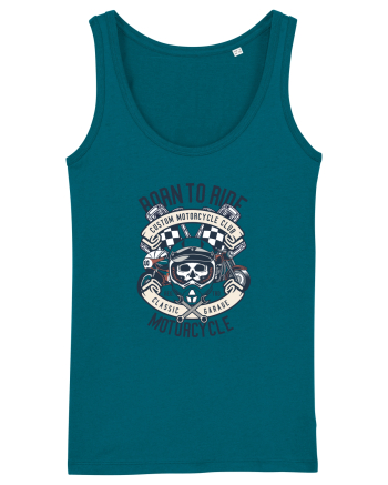 Born To Ride SKull Ocean Depth