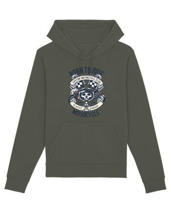 Born To Ride SKull Khaki