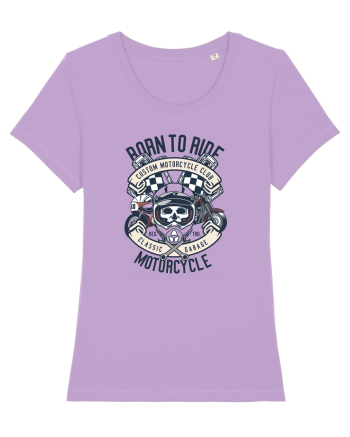 Born To Ride SKull Lavender Dawn