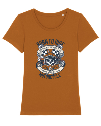 Born To Ride SKull Roasted Orange