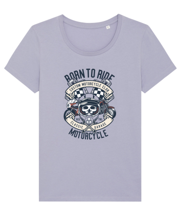Born To Ride SKull Lavender