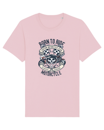 Born To Ride SKull Cotton Pink