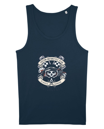 Born To Ride SKull Navy