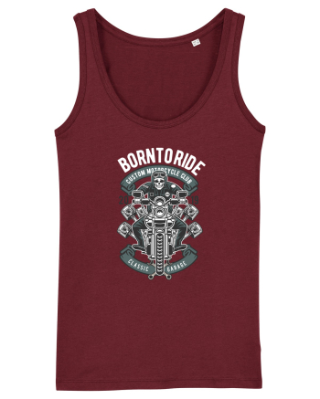 Born To Ride SKeleton Burgundy