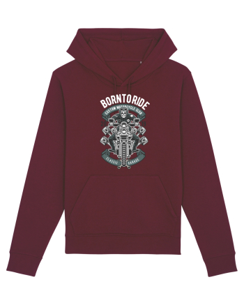 Born To Ride SKeleton Burgundy