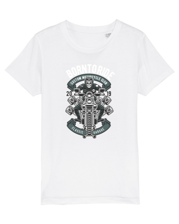 Born To Ride SKeleton White