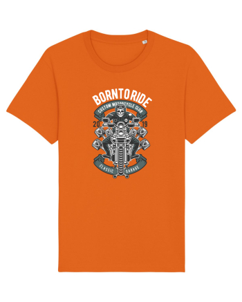 Born To Ride SKeleton Bright Orange