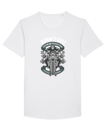 Born To Ride SKeleton White