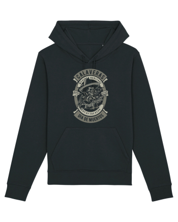 Dia De Muertos Gringo Skull Black