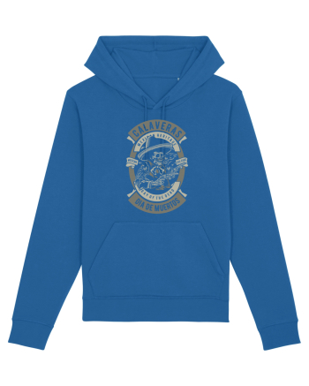 Dia De Muertos Gringo Skull Royal Blue