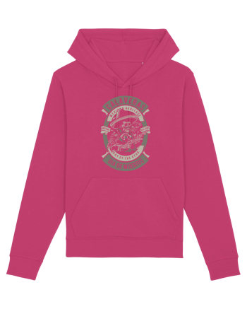 Dia De Muertos Gringo Skull Raspberry