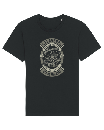 Dia De Muertos Gringo Skull Black