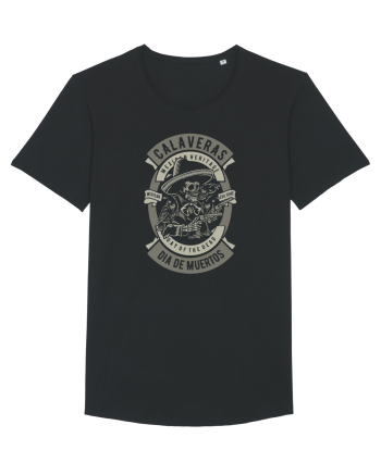 Dia De Muertos Gringo Skull Black