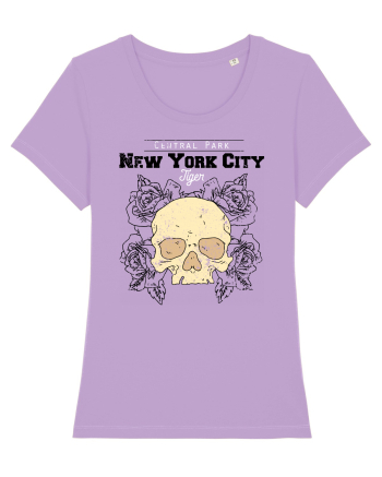 New York City Skull Lavender Dawn