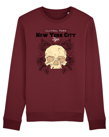 New York City Skull Burgundy