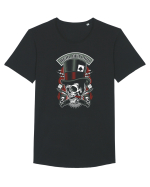 Real Outlaw Skull Tricou mânecă scurtă guler larg Bărbat Skater