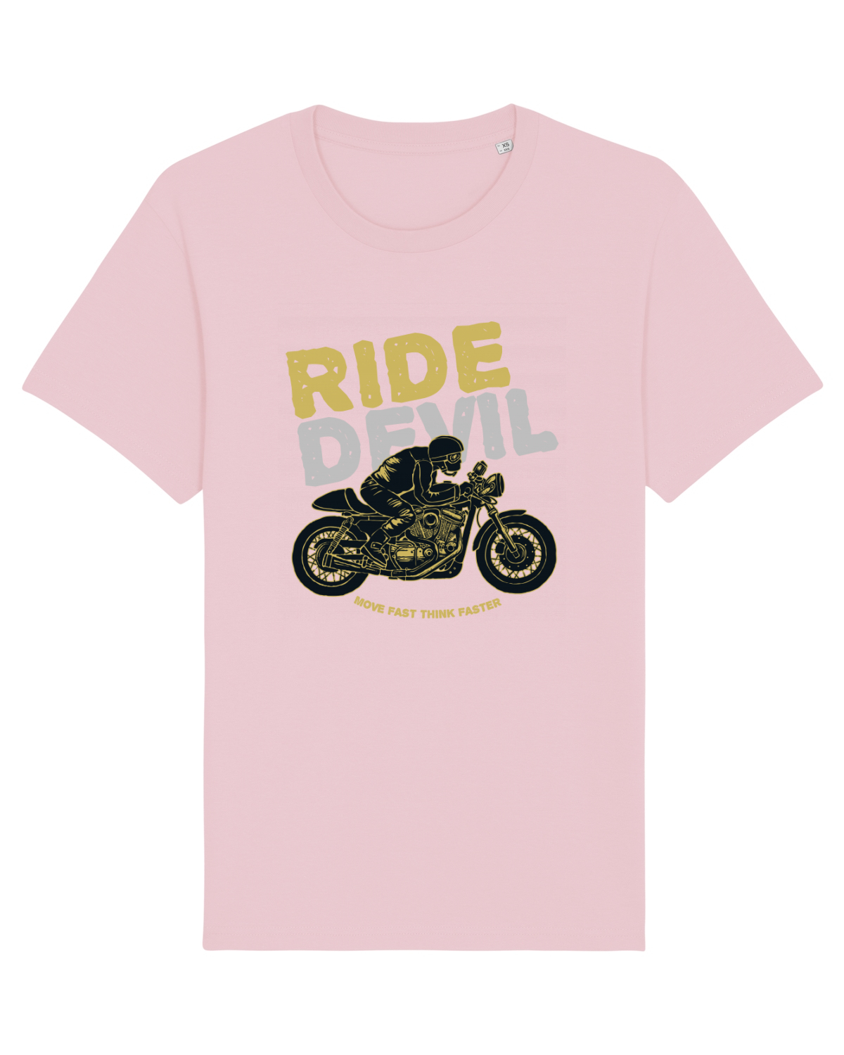 Tricou mânecă scurtă Unisex Rocker Cotton Pink