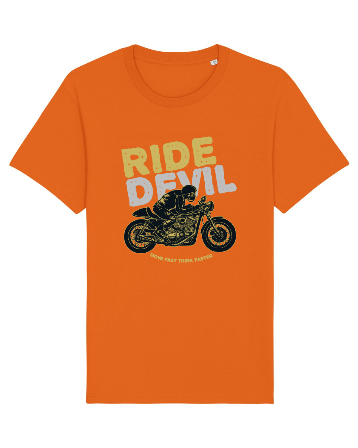 Tricou mânecă scurtă Unisex Rocker Bright Orange