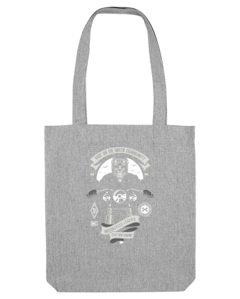 Ride or Die Biker Skull Heather Grey
