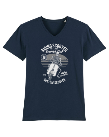 Scooter Skull French Navy