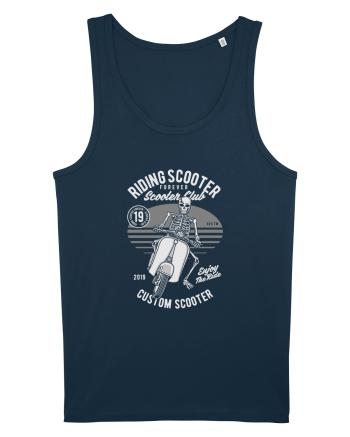 Scooter Skull Navy