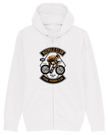 Skull Bicycle Skeleton White