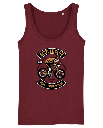 Skull Bicycle Skeleton Burgundy