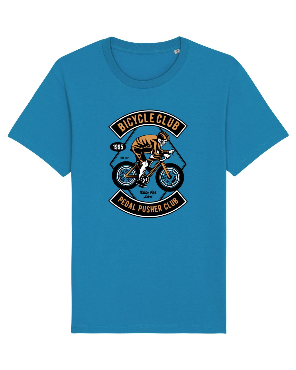 Tricou mânecă scurtă Unisex Rocker Azur