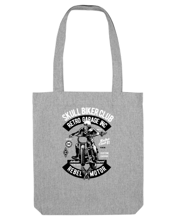 Biker Club Skeleton Heather Grey