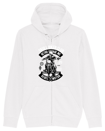 Biker Club Skeleton White