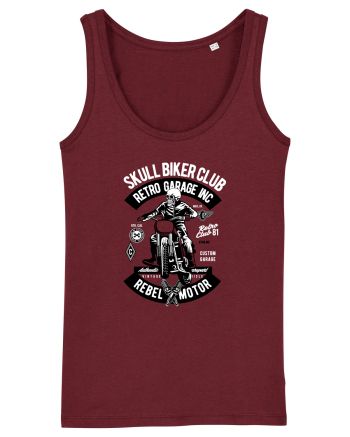 Biker Club Skeleton Burgundy