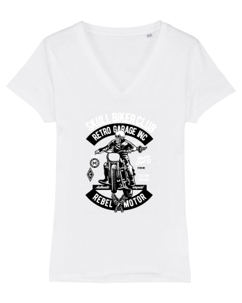 Biker Club Skeleton White